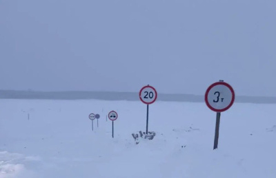 В Якутии открыли автозимник через реку Алдан / ЯСИА   