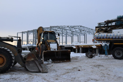 В Якутске продолжается строительство крытого катка с тёплым универсальным залом / Дьулустаан Сергеев Якутск Якутск Республика Саха (Якутия)