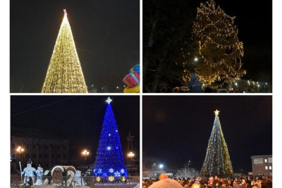 Фотообзор новогодних ёлок в районах Якутии / Дьулустаан Сергеев   Республика Саха (Якутия)