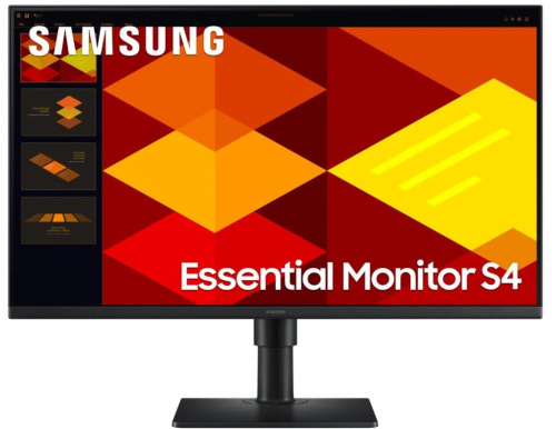 Монитор 27" Samsung Essential S4 S40GD S27D400GAI 1920x1080 LED, 16:9, IPS, 250cd, 1000:1, 5ms, 178/178, DP, 2*HDMI, 2*USB2.0, 100Hz, Tilt, HAS, Pivot