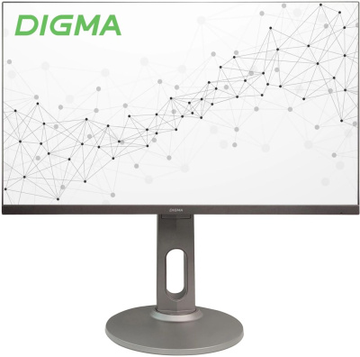 Монитор 27" Digma Progress 27P705Q DM27SB08 2560x1440 LED, 16:9, IPS, 300cd, 1000:1, 10M:1, 5ms, 178/178, DP, 2*HDMI, audio, 75Hz, Speakers, tilt, HAS