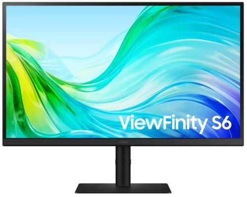 Монитор 27" Samsung ViewFinity S6 S61B S27F610EAI 2560x1440 LED, 16:9, IPS, 300cd, 1000:1, 5ms, 178/178, DP, 2*HDMI, 100Hz, Tilt, HAS, Pivot, Swivel,