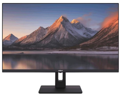 Монитор 27" Dahua DHI-LM27-C301B 2560х1440 ELED, 16:9, IPS, 300cd, 1200:1, 5ms, 178/178, DP, HDMI, 100Hz, Tilt, VESA, black