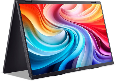 Монитор 18,5" Acer PD193QEbmiuux UM.XP3CD.E01 Double Portable monitor, UltraThin Black, 16:9, 1920x1080, 4ms, 250cd, 100Hz, HDMI 2*Type-C(15W) SPK Aud