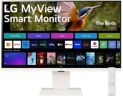Монитор 32" LG 32SR83U-W 3840x2160, 5 мс, 250 кд/м2, 3000:1, 178°/178°, IPS, 2хHDMI, 3xUSB Type-C, MM, WiFi