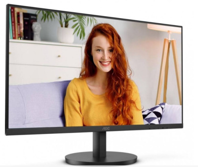 Монитор 27" AOC U27B3A 3840x2160 WLED, 16:9, IPS, 350cd, 1000:1, 20M:1, 4ms, 178/178, DP, 2*HDMI, 60Hz, Speakers, Tilt, VESA, black