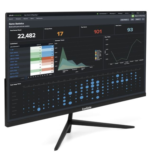 Монитор 27" Exegate ProSmart EZ2707TA EX297649RUS 1920x1080 LED, 16:9, IPS, 250cd, 1000:1, 5M:1, 5ms, 178/178, DP, HDMI, audio, 75Hz, tilt, VESA 100x1