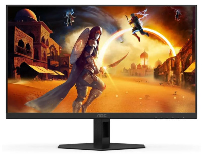 Монитор 27" AOC 27G4XE LCD, 1920х1080, 1 мс, 300 кд/м2, 1000:1, 80M:1, 16.7M, 178°/178°, 16:9, IPS, nonGLARE, 180 Hz, 2xHDMI, DP, Tilt, Speakers, 3Y,