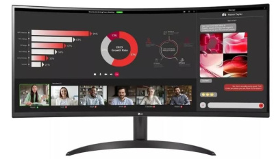 Монитор 34" LG UltraWide 34WR50QK-B 3440x1440 LED, 21:9, VA, 300cd, 5ms, 178/178, HDMI, DP, 100Hz, b