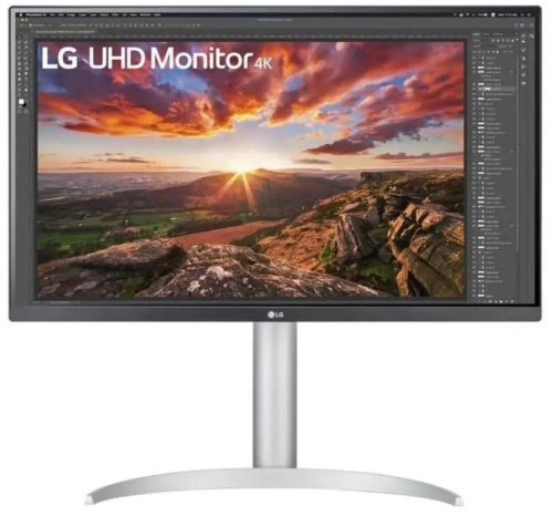 Монитор 27" LG UltraFine 27UP850K-W 3840x2160 16:9 IPS LED HDMI матовая HAS 1200:1 400cd 178гр/178гр 60Hz FreeSync DP 4K USB черный