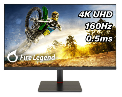 Монитор 27" Aopen 27XV5KVymipruzx UM.HX5EE.V09 3840x2160 LED, 16:9, IPS, 400cd, 1000:1, 100M:1, 0,5ms, 178/178, DP, HDMI, USB Type-C, audio, 160Hz, Sp