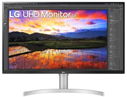 Монитор 31,5" LG 32UN650K-W 3840x2160 LED, 16:9, IPS, 350cd, 1000:1, 178/178, DP, HDMI, 60Hz, Speakers, tilt, HAS, VESA, black