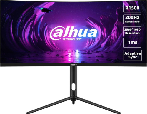 Монитор 30" Dahua DHI-LM30-E330CA черный VA LED 21:9 HDMI матовая HAS Piv 3000:1 250cd 178гр/178гр 2560x1080 200Hz DP FHD