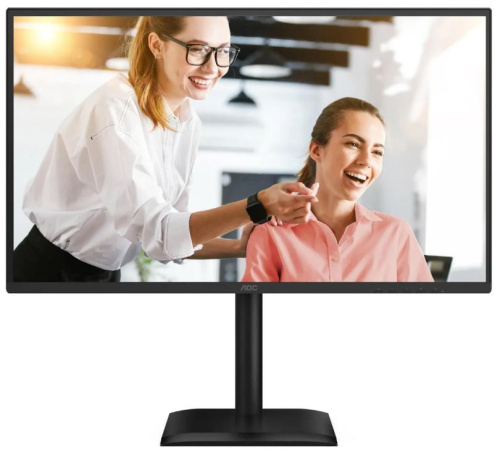 Монитор 27" AOC Q27E4CV 2560x1440, 16:9, IPS, 350 cd/m, 1500:1, 4 ms, 178°/178°, 120Hz, HDMI, DP, 4*USB, USB Type-C, MM, RJ45, Black