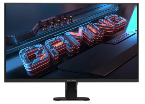Монитор 27" GIGABYTE GS27F 1920x1080, LED, 16:9, IPS, 300cd, 1000:1, 1ms, 178гр/178гр, 165Hz, FreeSync Premium, полуматовая, HDMI, DP, черный