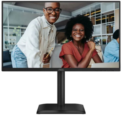 Монитор 23,8" AOC 24E4CV 1920x1080, WLED, 16:9, IPS, 300 cd/m, 1500:1, 4 ms, 178°/178°, HDMI, DP, 4*USB 3.2, 120Hz, pivot, black