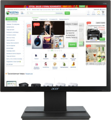 Монитор 19" Acer V196LBb UM.CV6EE.B02 (1280*1024, 5 мс, 250 кд/м2, 100 000 000:1, 178°/178°) IPS, VGA (D-Sub)