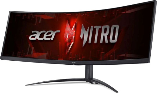 Монитор 45" Acer Nitro XZ452CUVbemiiphuzx UM.MX2CD.V01 5120x1440 LED, 32:9, VA, 450cd, 3000:1, 100M:1, 1ms, 178/178, DP, 2*HDMI, 165Hz, Speakers, curv