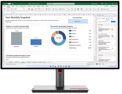 Монитор 27" Lenovo ThinkVision P27h-30 63A1GAR1CB 2560x1440, 16:9, IPS, 350cd, 4ms, 178/178, HDMI, DP, 60Hz, LAN, HAS, black
