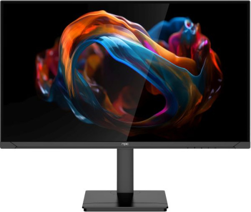 Монитор 27" NPC MU2707 черный, IPS, 3840x2160, 60Hz, 5ms, 250cd/m2 178°/178°, HDMI M/M, матовая, HAS Piv, DP, USB