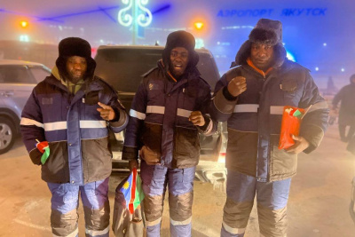 В Якутск на турнир приехали боксеры из Намибии / ЯСИА   