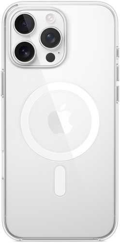 Клип-кейс Apple Clear Case with MagSafe для Apple iPhone 16 Pro Max Transparent