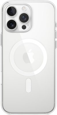 Клип-кейс Apple Clear Case with MagSafe для Apple iPhone 16 Pro Max Transparent