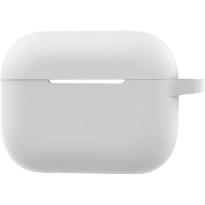 Чехол Protective Case для AirPods Pro 2 силиконовый с карабином (белый)