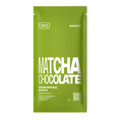 Шоколад белый с матчей, 37%