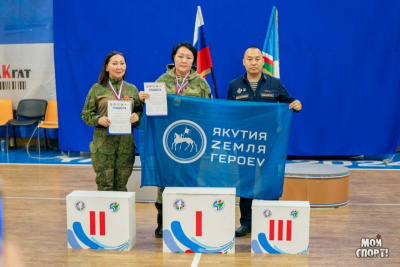 Курсант программы «Якутия – Земля героев» завоевала медали на соревнованиях среди ветеранов СВО / ЯСИА   