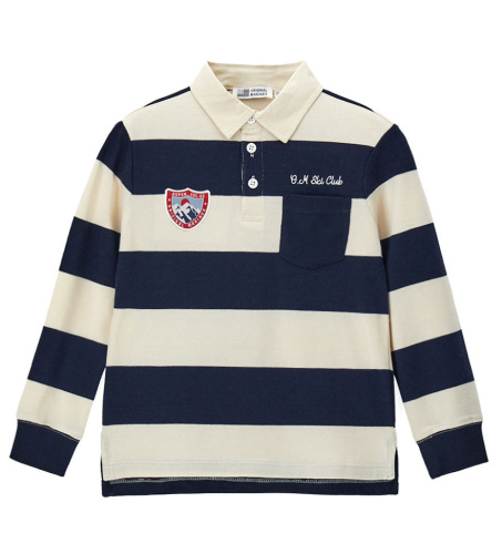 Поло с длинным рукавом для мальчика