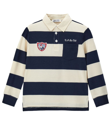 Поло с длинным рукавом для мальчика