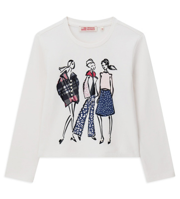 Лонгслив для девочки