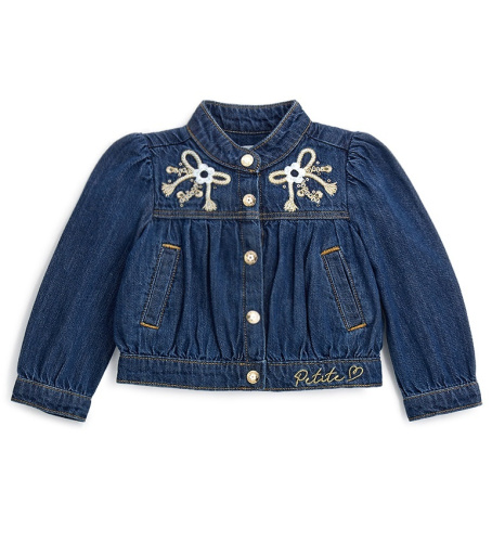 Куртка джинсовая для маленькой девочки