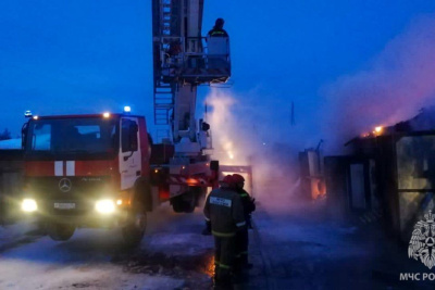 Двое мужчин пострадали при пожаре в элеваторном узле в Якутске / ЯСИА Якутск Якутск Республика Саха (Якутия)