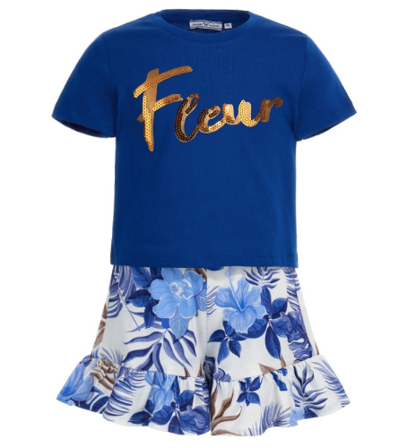 Комплект (футболка+шорты) для девочки