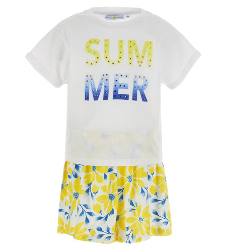 Комплект (футболка+шорты) для девочки