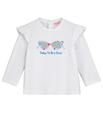 Лонгслив для маленькой девочки