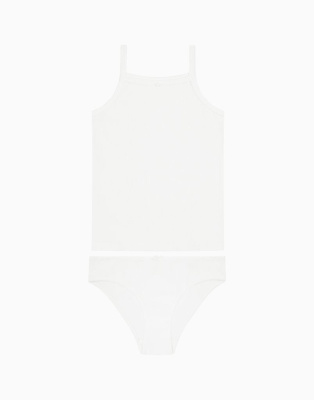 Комплект майка и слипы для девочки 1090