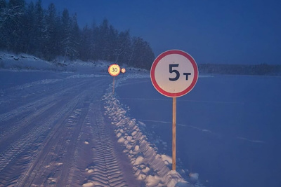 Открыт автозимник Оленек — Эбэлэх в Оленекском и Анабарском районах / ЯСИА   