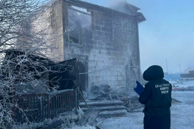 Уголовное дело возбудили после гибели людей при пожаре в Октемцах / ЯСИА   
