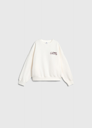 Свитшот с принтом для девочек, Бежевый