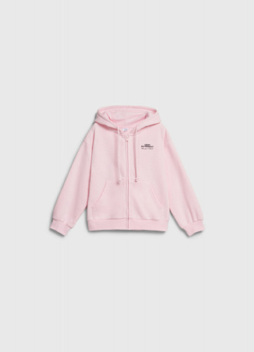Толстовка на молнии для девочек, Розовый