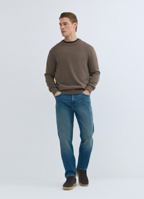 Зауженные джинсы, Синий