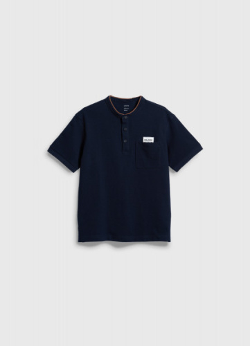 Поло с нашивкой для мальчиков, Синий
