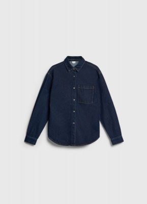 Джинсовая рубашка для девочек, Синий