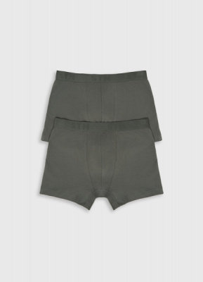 Трусы-транки, 2 шт., Зеленый