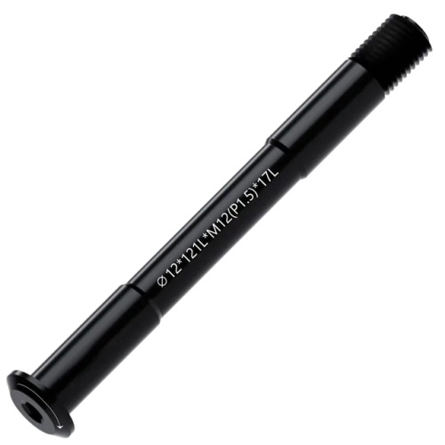 Ось передняя Acme M12 (черный 126 мм 12 мм шаг резьбы 1,5)