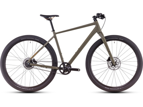 Дорожный велосипед Cube Hyde Pro, год 2025, цвет Зеленый-Желтый, ростовка 22