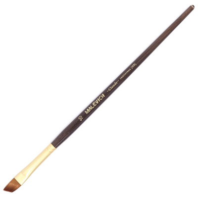 Кисть синтетика №10 скошенная Малевичъ "Клод"